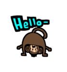 春、お猿（個別スタンプ：31）