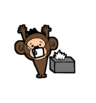 春、お猿（個別スタンプ：39）