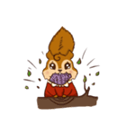 Emotional of Squirrel (JP)（個別スタンプ：7）