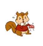 Emotional of Squirrel (JP)（個別スタンプ：17）