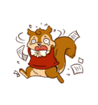 Emotional of Squirrel (JP)（個別スタンプ：36）