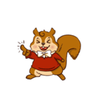 Emotional of Squirrel (JP)（個別スタンプ：37）