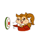 Emotional of Squirrel (JP)（個別スタンプ：40）