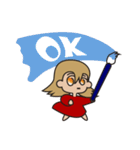 筆子ちゃん（個別スタンプ：21）