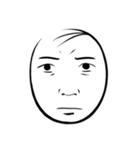 Old man's face（個別スタンプ：3）