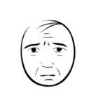 Old man's face（個別スタンプ：4）