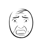Old man's face（個別スタンプ：6）