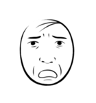 Old man's face（個別スタンプ：8）
