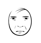 Old man's face（個別スタンプ：13）