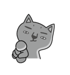 NOT respectful cat（個別スタンプ：4）