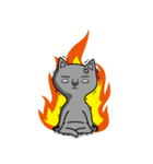 NOT respectful cat（個別スタンプ：5）
