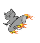 NOT respectful cat（個別スタンプ：6）