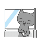 NOT respectful cat（個別スタンプ：12）