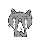 NOT respectful cat（個別スタンプ：16）