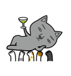 NOT respectful cat（個別スタンプ：27）