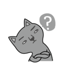 NOT respectful cat（個別スタンプ：28）