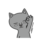 NOT respectful cat（個別スタンプ：32）