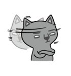 NOT respectful cat（個別スタンプ：34）