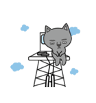 NOT respectful cat（個別スタンプ：36）