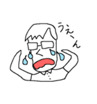 真面目系メガネ男子（個別スタンプ：14）