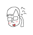 真面目系メガネ男子（個別スタンプ：23）
