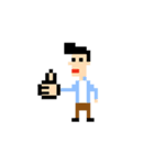 Howard the player (8bit)（個別スタンプ：16）