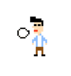Howard the player (8bit)（個別スタンプ：34）