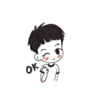 cute boy with tear mole（個別スタンプ：3）