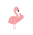 Pinky Flamingo（個別スタンプ：10）