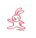 ピンクなウサギさん（個別スタンプ：12）