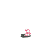 ピンクなウサギさん（個別スタンプ：15）