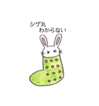 くつしたうさぎシゲ丸（個別スタンプ：13）