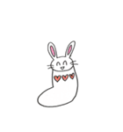 くつしたうさぎシゲ丸（個別スタンプ：14）