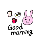 うさ子の日常会話＆挨拶スタンプ（個別スタンプ：3）