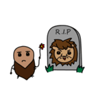 Lion and Potato（個別スタンプ：8）