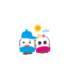 Blue baby and baby baby（個別スタンプ：1）
