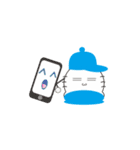 Blue baby and baby baby（個別スタンプ：12）