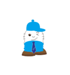 Blue baby and baby baby（個別スタンプ：14）