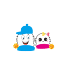 Blue baby and baby baby（個別スタンプ：18）