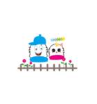 Blue baby and baby baby（個別スタンプ：38）