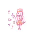 ゆめかわいい系スタンプ〜元気な女の子編〜（個別スタンプ：2）