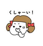 パパに厳しい女の子（個別スタンプ：3）