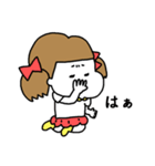 パパに厳しい女の子（個別スタンプ：27）