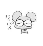 メガネねずみさん（個別スタンプ：26）