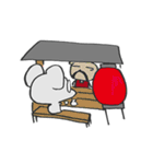 メガネねずみさん（個別スタンプ：35）