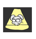 メガネねずみさん（個別スタンプ：37）