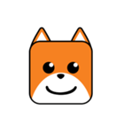 Cute Face and Fox（個別スタンプ：1）