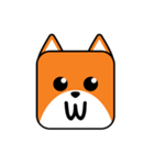 Cute Face and Fox（個別スタンプ：2）