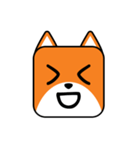 Cute Face and Fox（個別スタンプ：4）