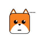 Cute Face and Fox（個別スタンプ：9）